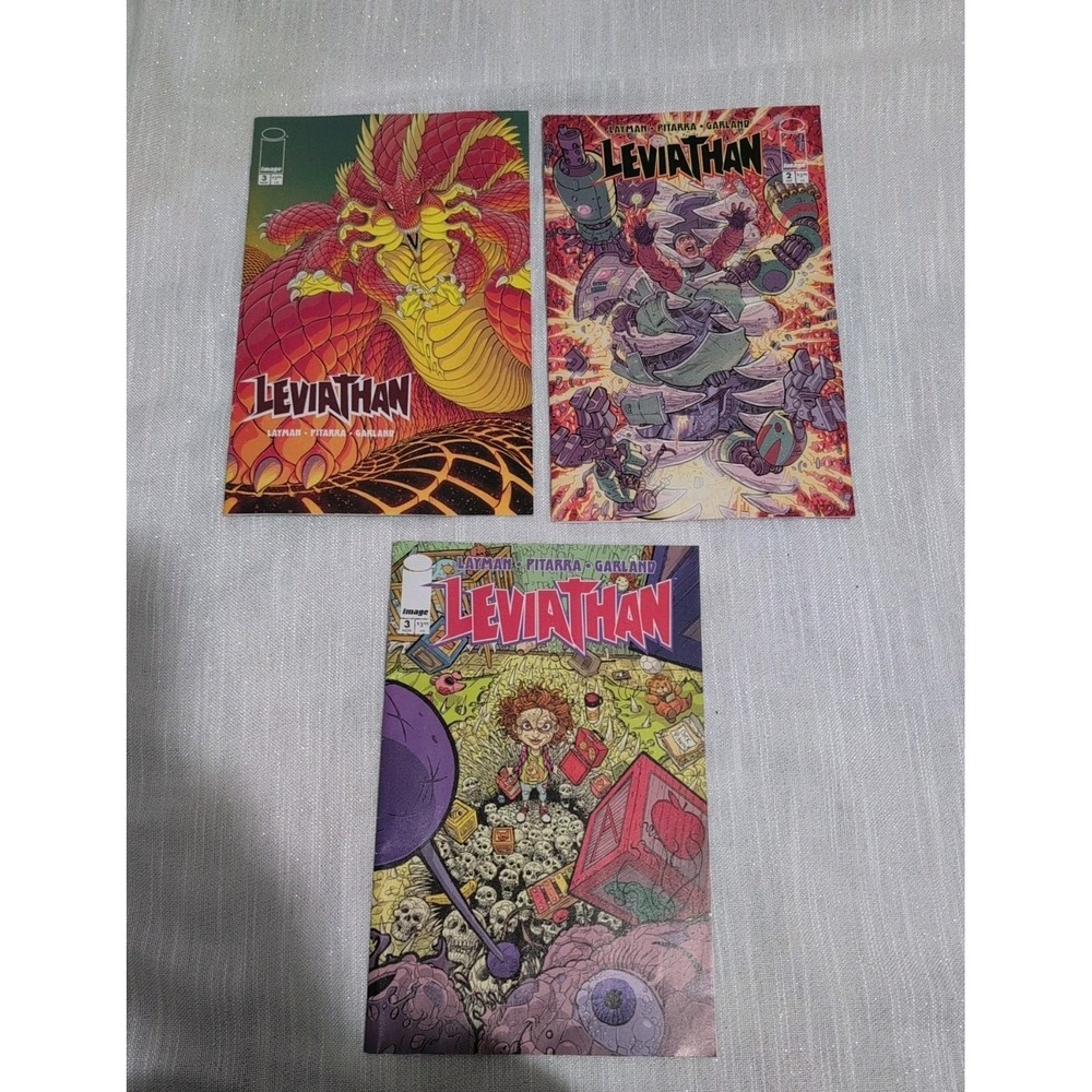 Leviathan #3B, #2, #3‎ (2018 Image Comics) John Layman / Nick Pitarra /Garland